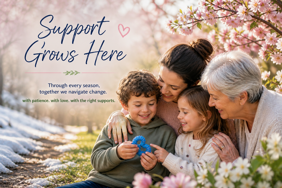 Supporting Families Through Spring Transitions: Sensory Tools for Calm, Connection, and Play