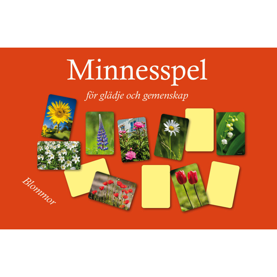 Minnesspel - Blommor