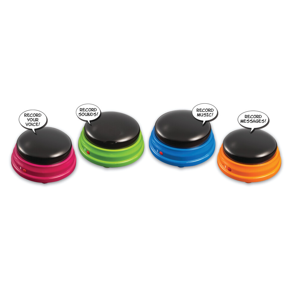 Recordable Answer Buzzers - Set of 4