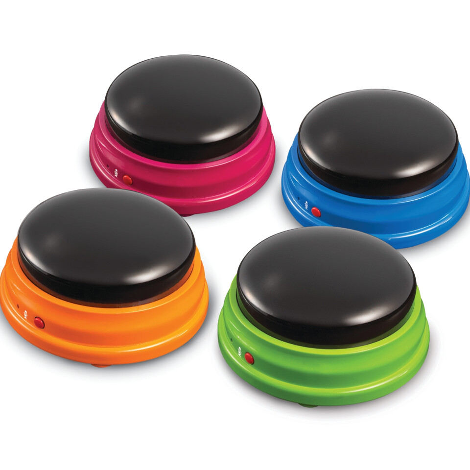 Recordable Answer Buzzers - Set of 4