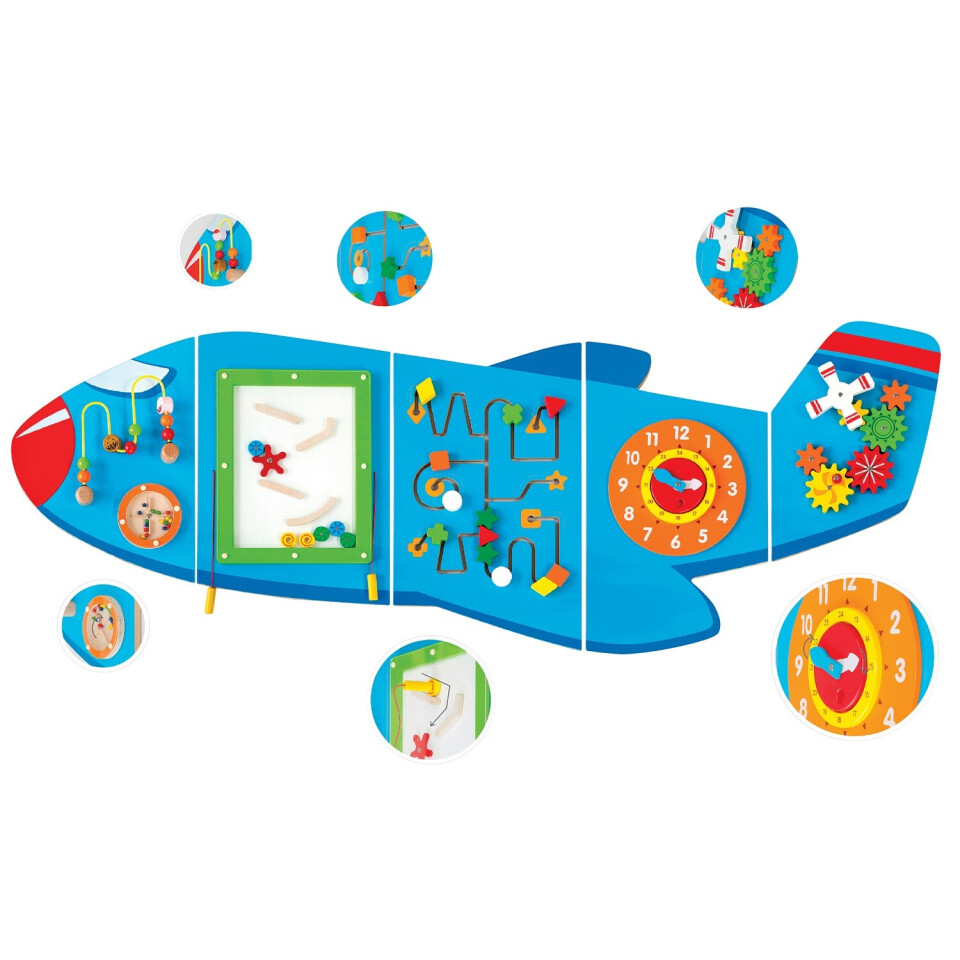 Airplane Activity Wall Panel  