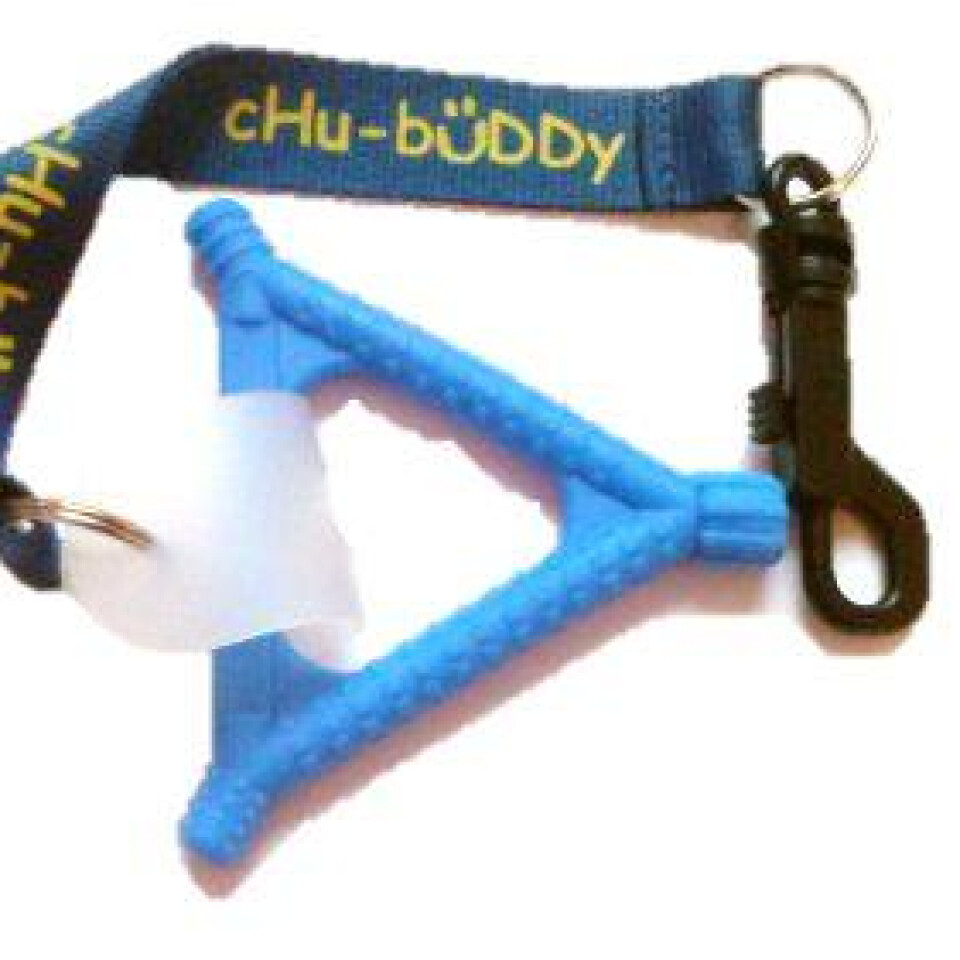 Chewy Tether with Clip Black