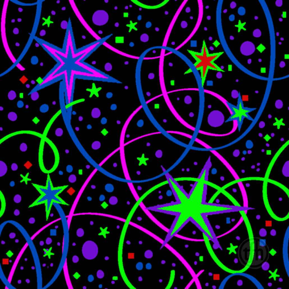 UV Carpet Ribbons and Stars