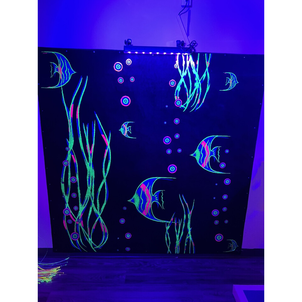 Glow Fish Aquarium Carpet