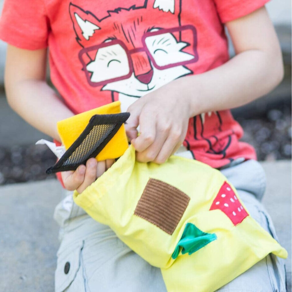Tactile Play Bag - 20 Soft Squares - Tactile Development