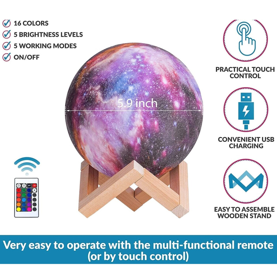 Galaxy Globe Light
