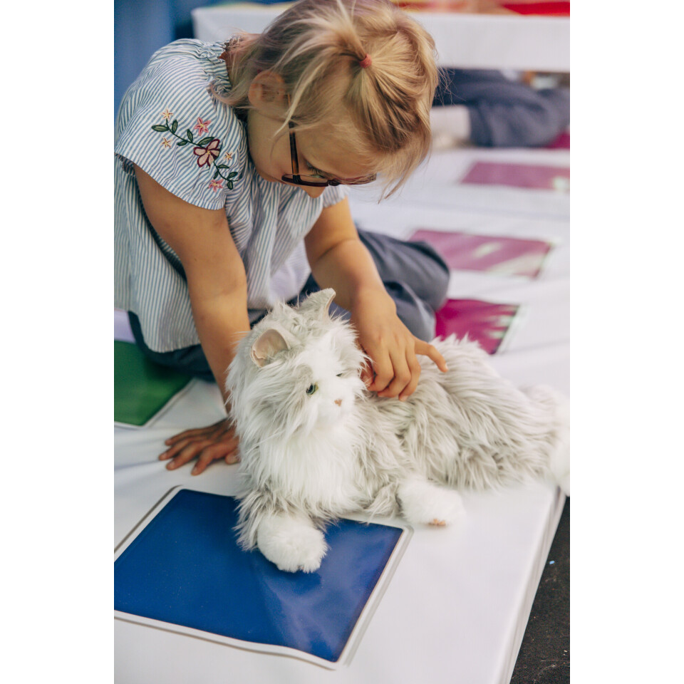 Silver Companion Cat - Joy for All - Dolls Sensory Toy