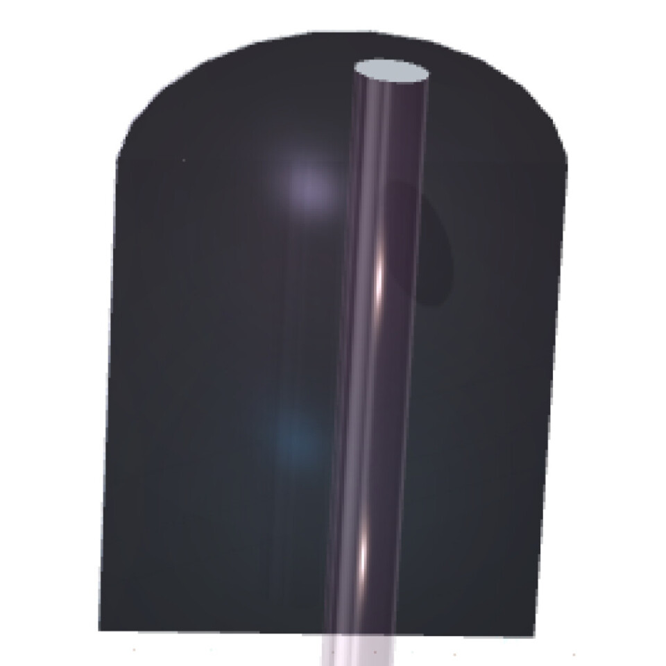 Okrossbar akrylplastspegel
