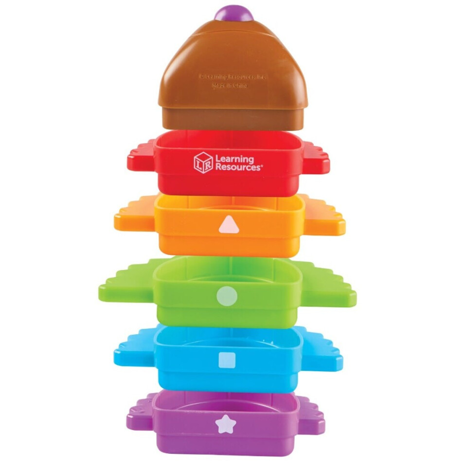 Spike The Fine Motor Hedgehog Rainbow Stackers - LIMITED SUPPLY