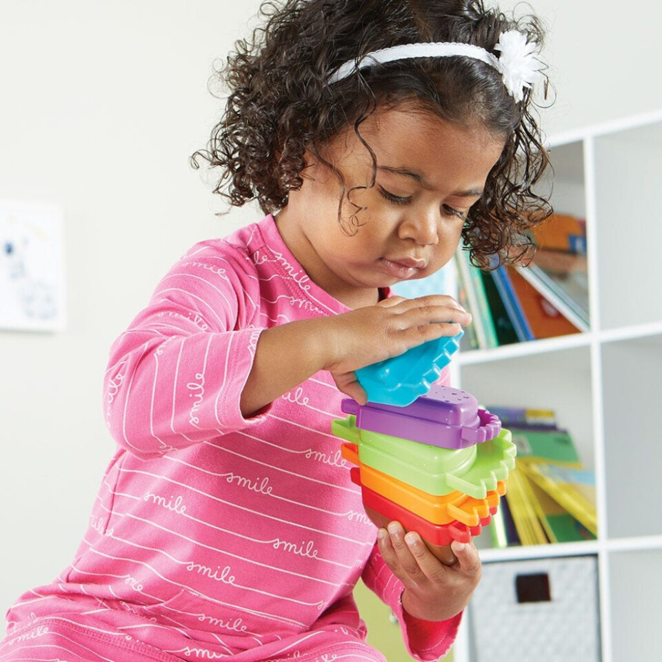 Spike The Fine Motor Hedgehog Rainbow Stackers - LIMITED SUPPLY