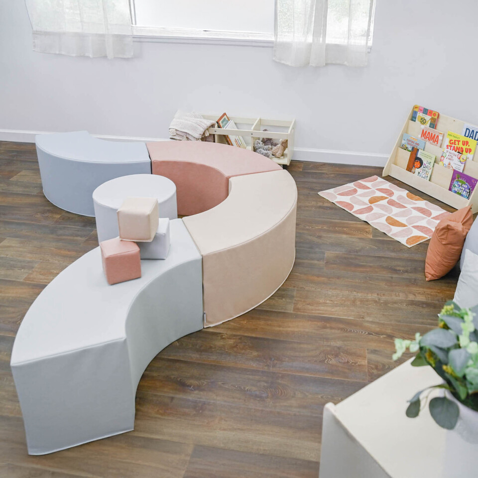 Childrens Factory 5 Piece Curve Seating 
