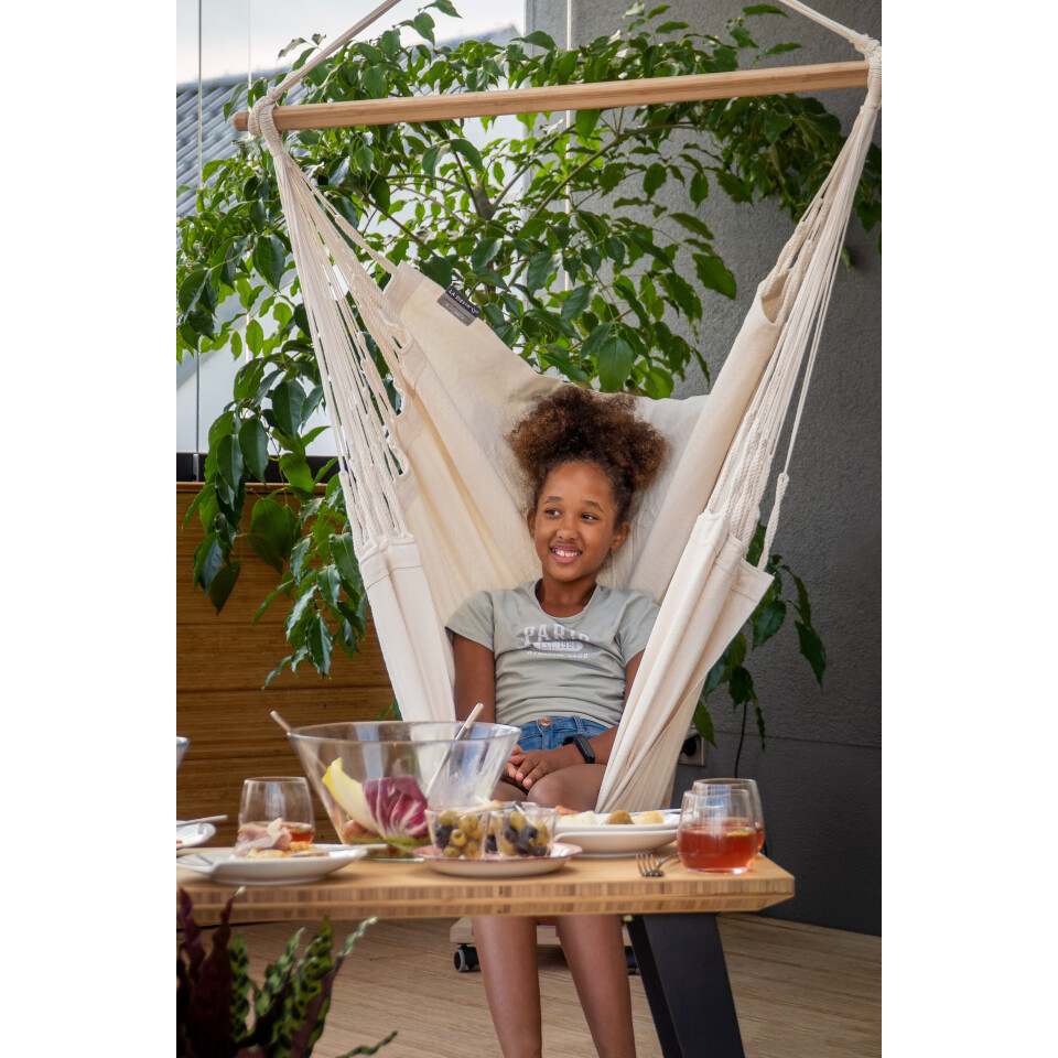 Habana Latte Organic Cotton Hammock Chair  