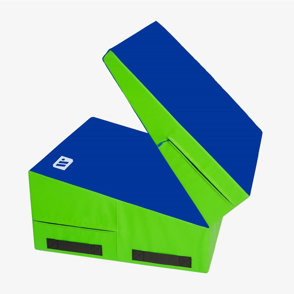Wedge Incline Mat Large - Blue/Green   