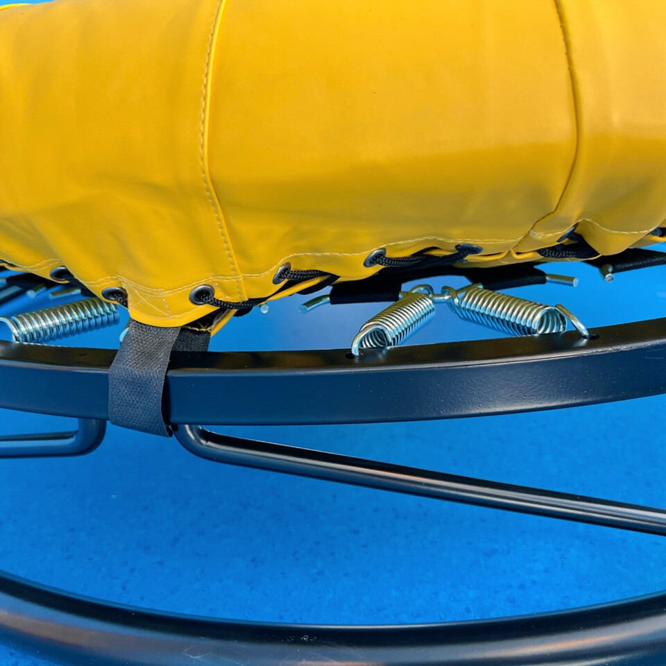 Padded Indoor Trampoline with Handlebar