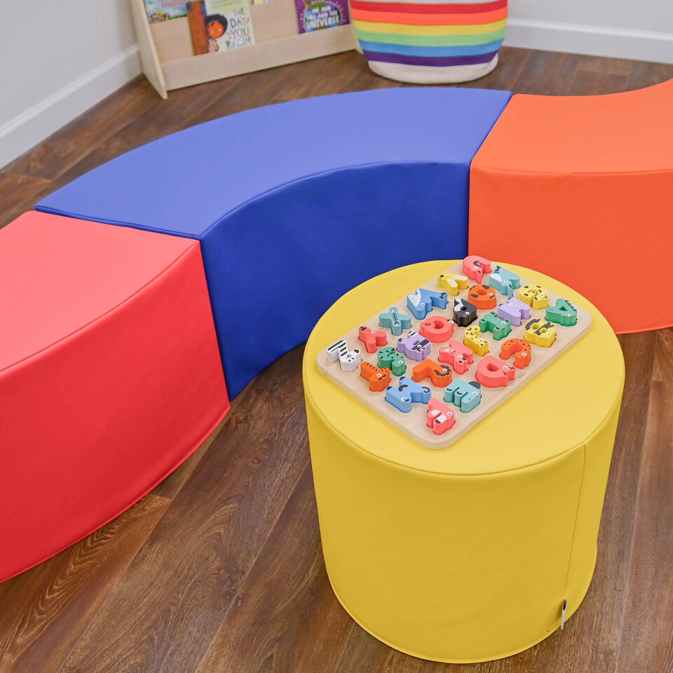 Childrens Factory 5 Piece Curve Seating 