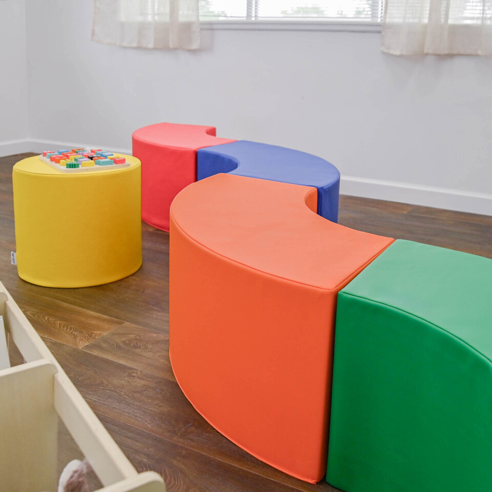 Childrens Factory 5 Piece Curve Seating 