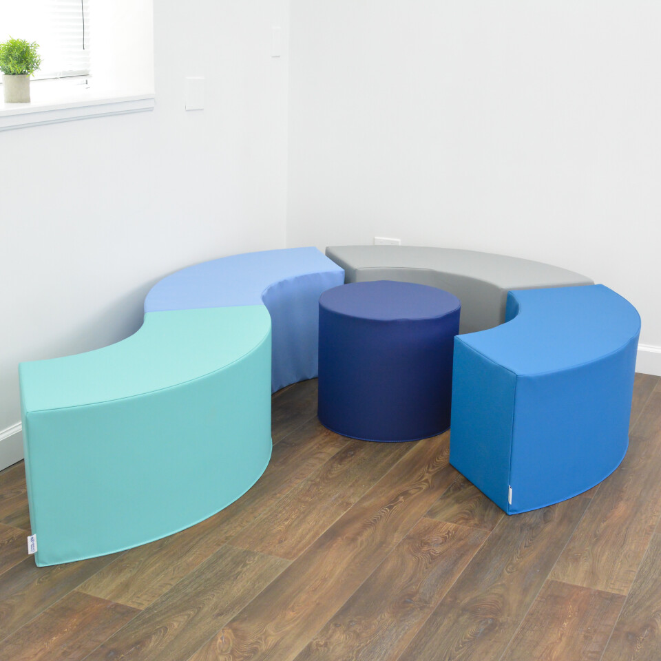 Childrens Factory 5 Piece Curve Seating 