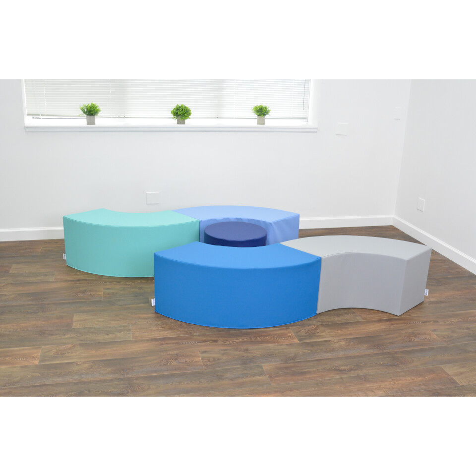 Childrens Factory 5 Piece Curve Seating 