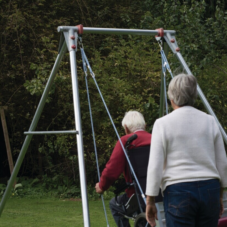 Wheelchair Platform Swing & Frame