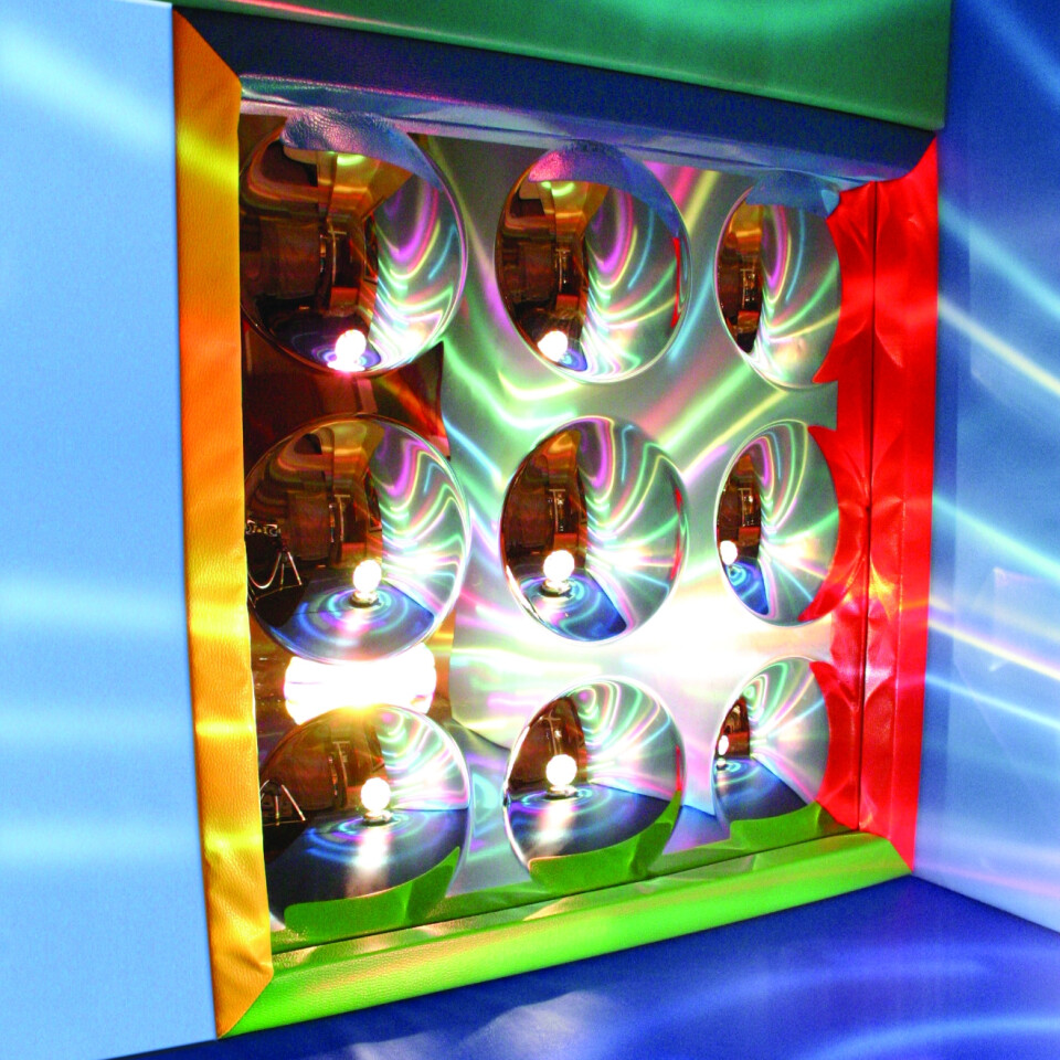 Mirror, Soft-frame with 9 Bubbles