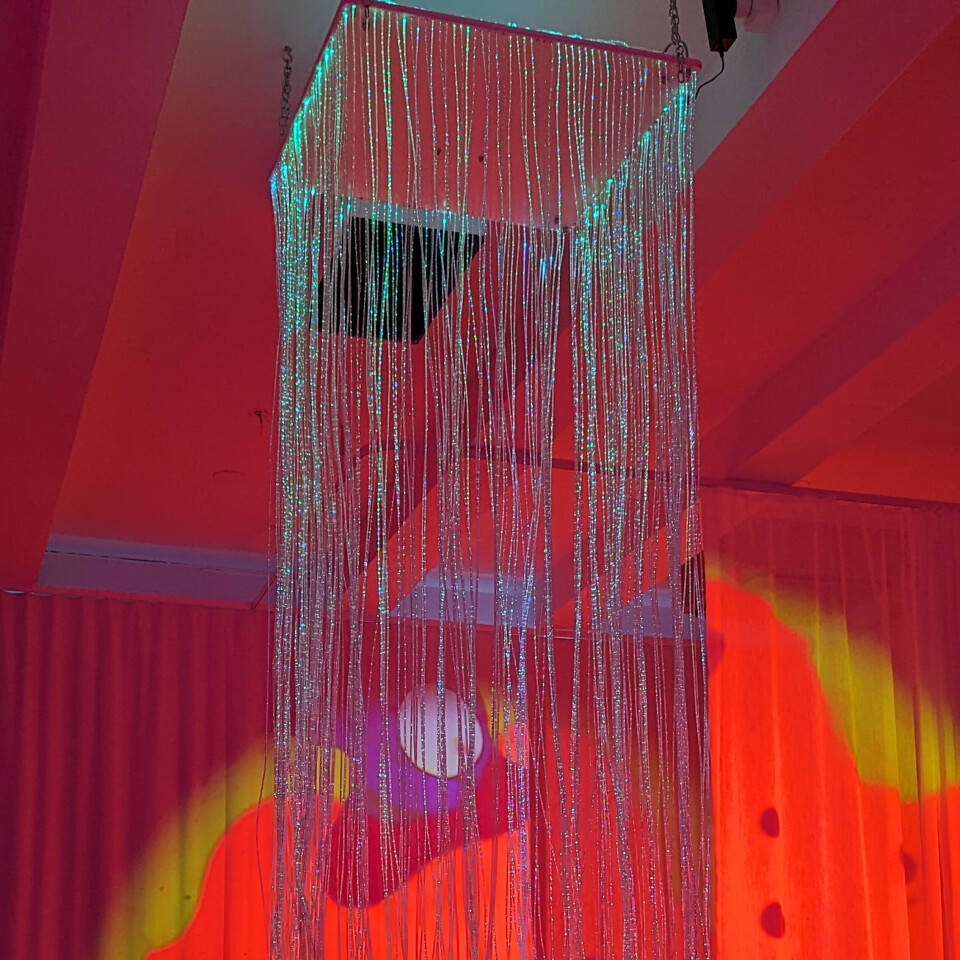 Fibre Optic, Waterfall Ceiling Suspended