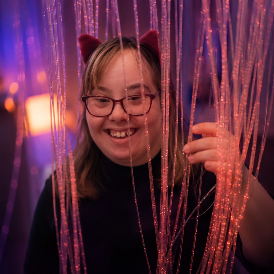 Fibre Optic, Waterfall Ceiling Suspended