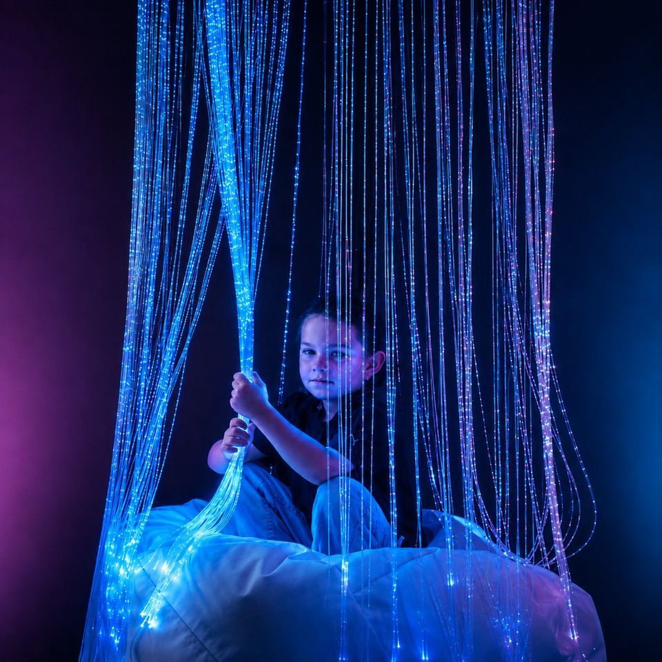 Fibre Optic, Waterfall Ceiling Suspended