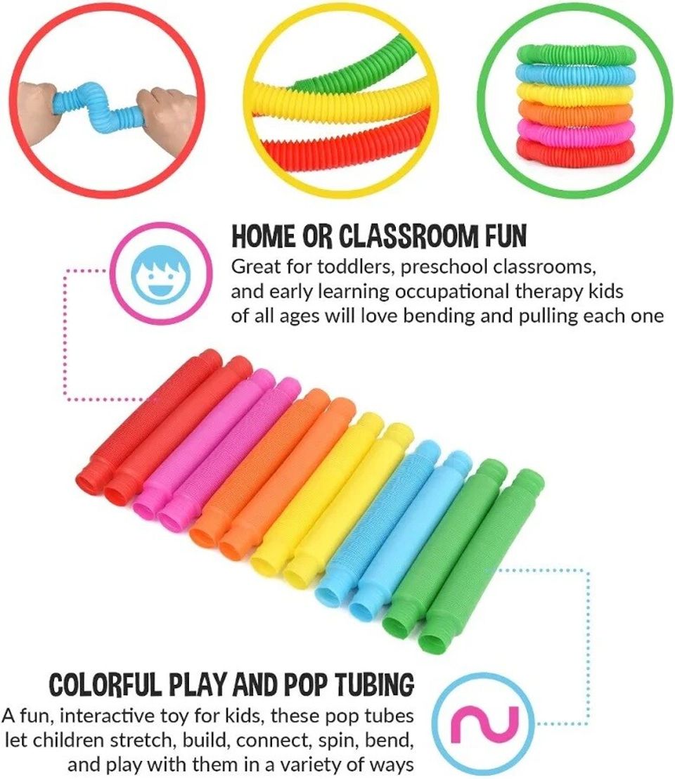 Slinky Pop Toobs Set of 3
