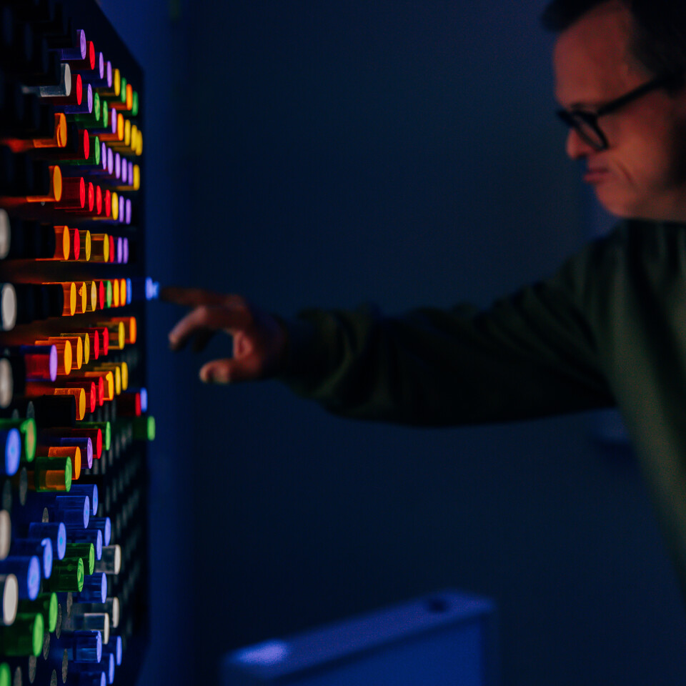 Illuminated Rod Wall
