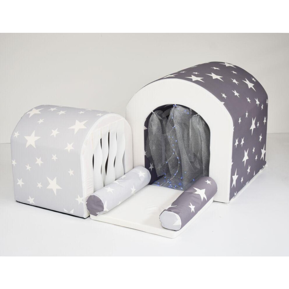 Giant Sensory Star Print Tunnel Set - LIMITED SUPPLY