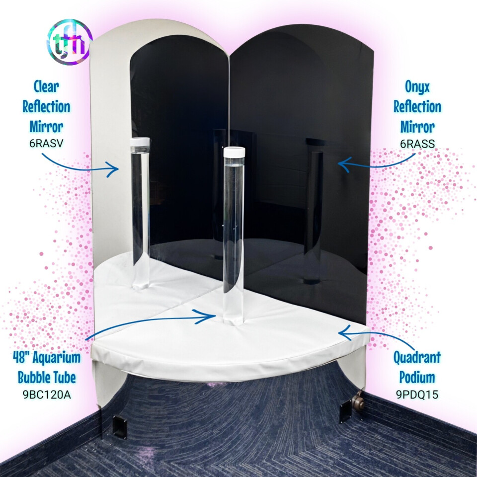 Bubble Tube Curved Sensory Corner