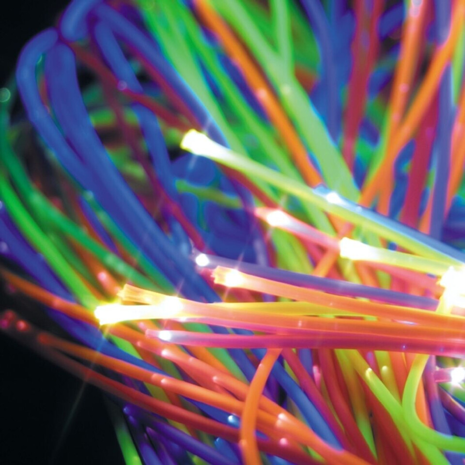 Ultra Violet, Fibre Optic Tails with Light Source