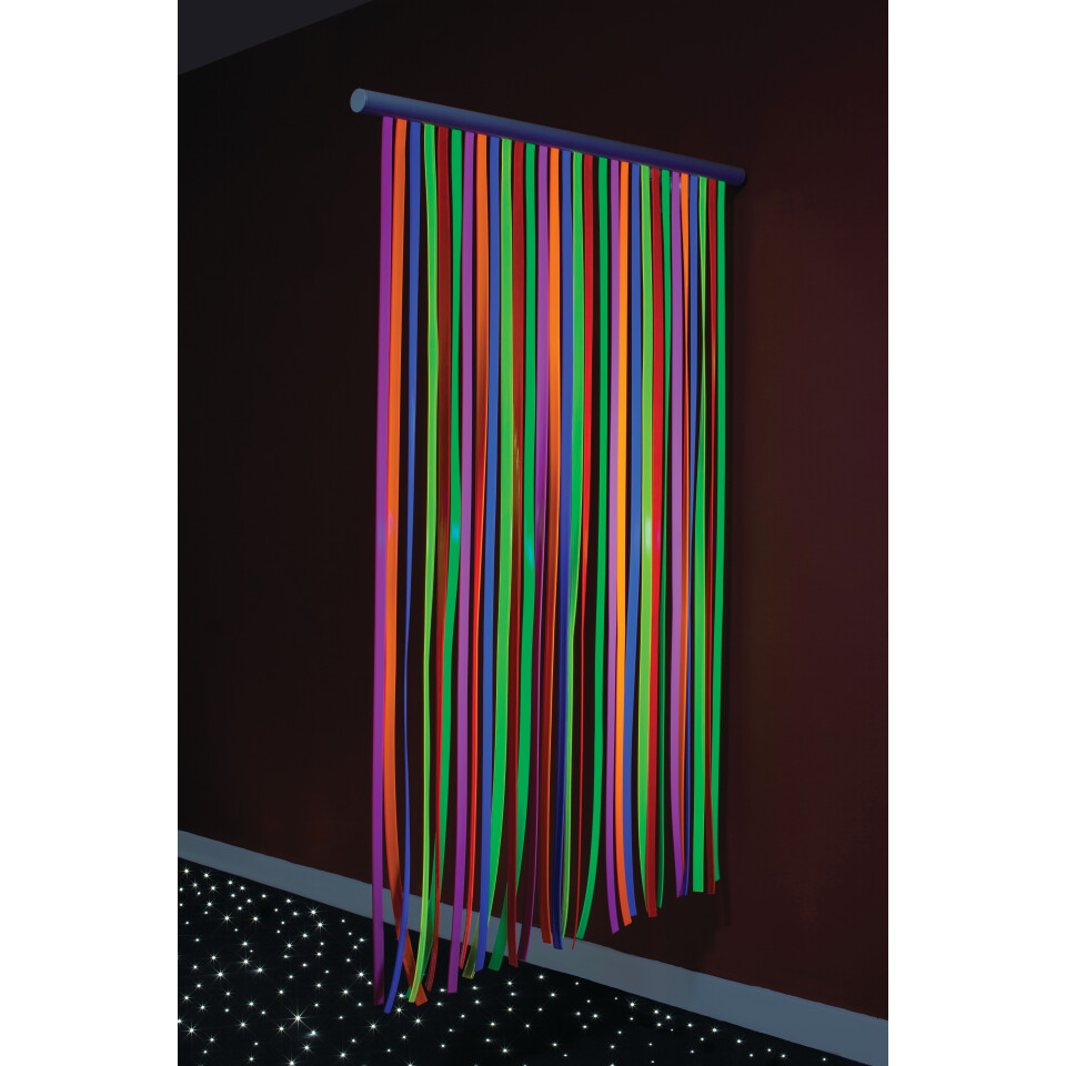 UV Waterfall - Wall-mounted Divider With Fluorescent Strips