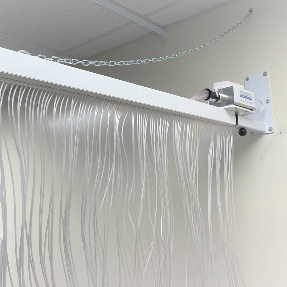 Wall Mounted FO Curtain