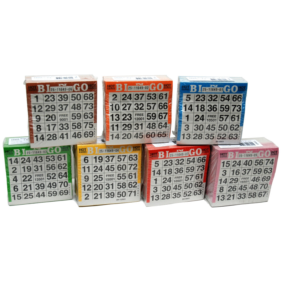 Bingokort 500 st