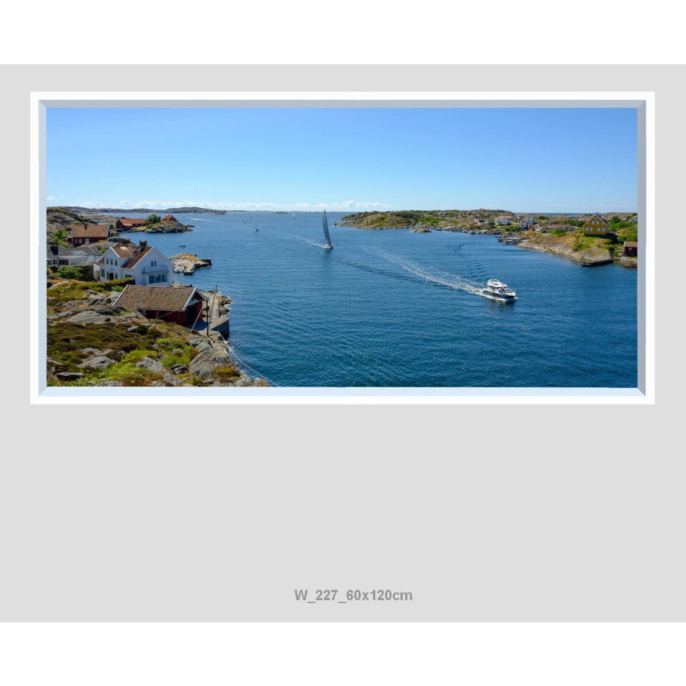 Väggfönster Natur LED 60x120cm