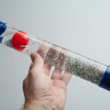 Glitterrör med boll