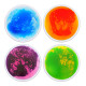 Sensoriska golvplattor runda - 4 pack