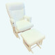 Trone Gungstol Advance Vit