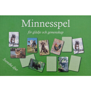 Minnespel - Svenska djur