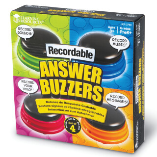 Recordable Answer Buzzers - Set of 4