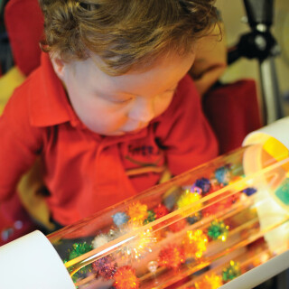 Glitter Roll Spinning Toy