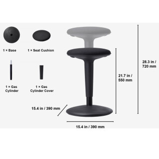 Adjustable Wobble Chair Tall