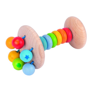 Touch Ring Rattle Rainbow - Fine Motor Sensory Toy