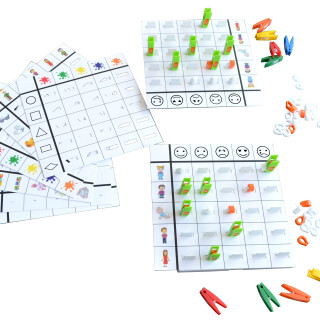 Kombiscope, Educational Peg Describing Game