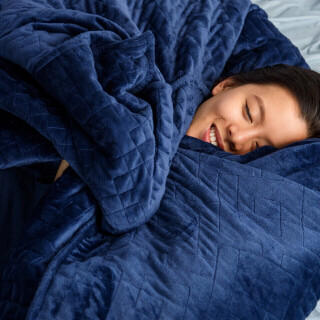 12 LB. Weighted Blanket & Quilted Cover -LIMITED SUPPLY