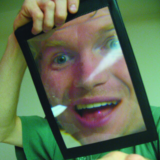 Funny Face Frame Magnifying Glass