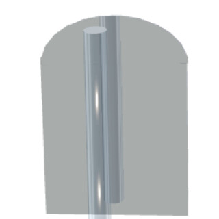 White Curved Mirror