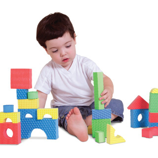 30 Textured Foam Blocks