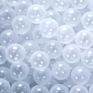 Clear Antimicrobial Ball Pool Balls  